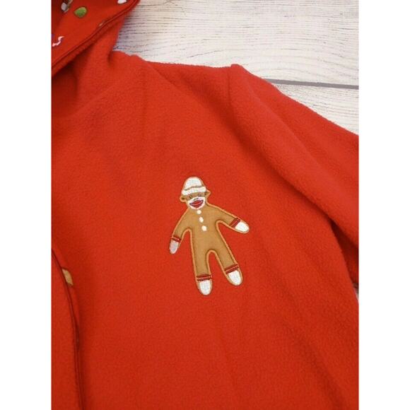 18m Nick & Nora Gingerbread Hooded Bathrobe - Picture 2 of 6